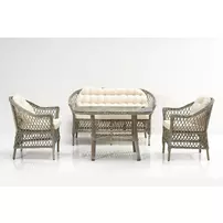 Set de gradina Asir Dove 4 piese crem picture - 4