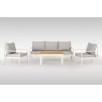 Set de gradina Asir Ediz 4 piese alb picture - 7