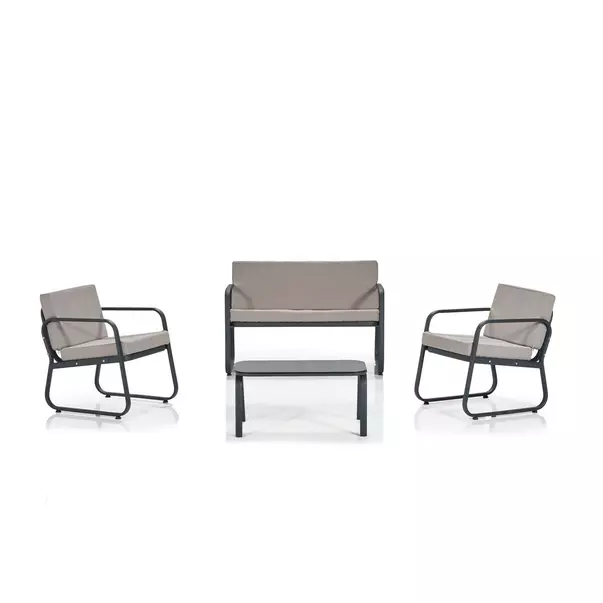 Set de gradina Asir Ferni 4 piese bej/gri picture - 1