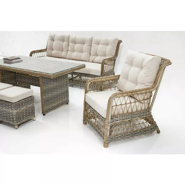 Set de gradina Asir Ibiza 6 piese crem picture - 26