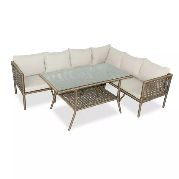 Set de gradina Asir Newyork 2 piese maro inchis picture - 1