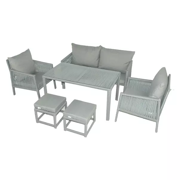 Set de gradina Asir Otto gri 6 piese picture - 9