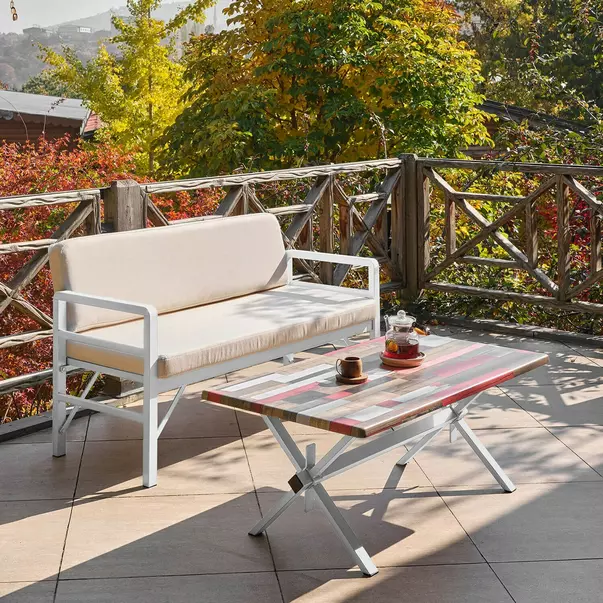 Set de gradina Asir Pandora 3 piese alb/crem picture - 9