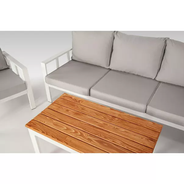 Set de gradina Asir Sedef 4 piese alb picture - 6