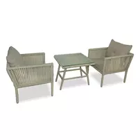 Set de gradina Asir Shangai 3 piese crem picture - 4