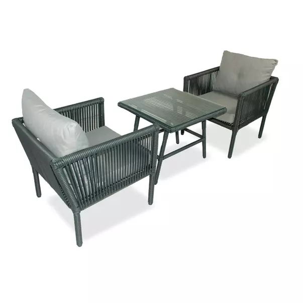 Set de gradina Asir Shangai 3 piese gri picture - 4