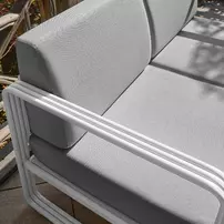 Set de gradina Asir Solaris 4 piese alb/gri picture - 8