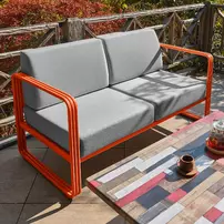 Set de gradina Asir Solaris 4 piese portocaliu/gri