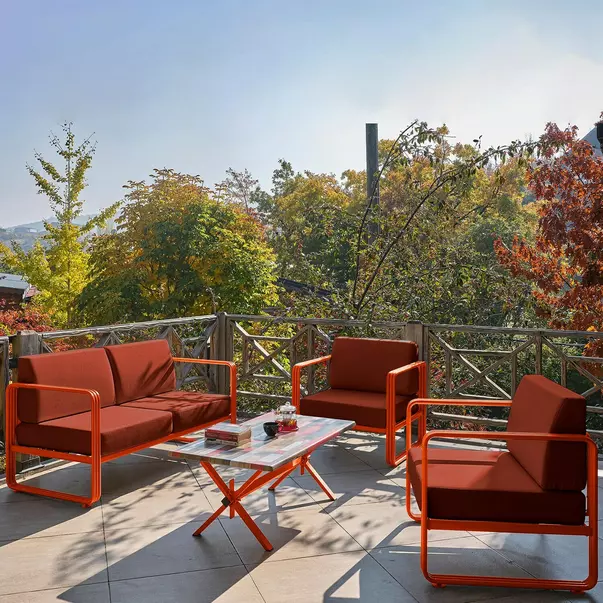 Set de gradina Asir Solaris 4 piese portocaliu/rosu picture - 1