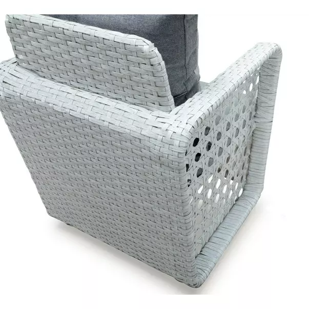 Set de gradina Asir Vena 6 piese alb/gri picture - 11