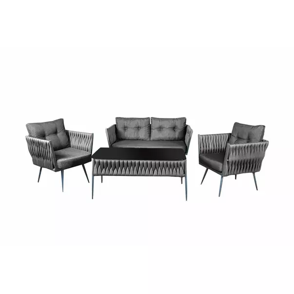 Set de gradina Asir Violet 4 piese gri picture - 4