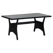 Set de gradina Pakoworld Merano 3 piese metal negru picture - 5