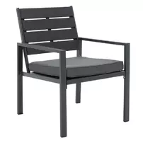 Set de gradina Pakoworld Patio 4 piese otel negru picture - 5