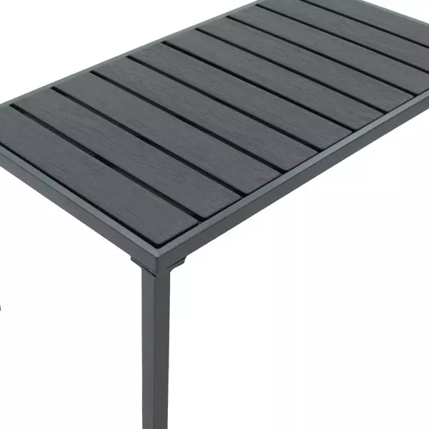 Set de gradina Pakoworld Patio 4 piese otel negru picture - 11