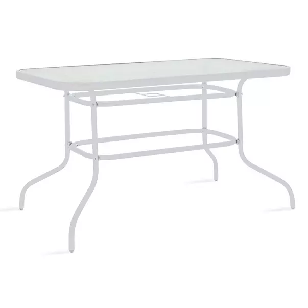 Set de gradina Pakoworld Valor-Tade 5 piese metal alb picture - 2