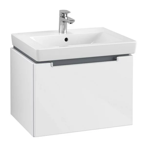 Set dulap baza si lavoar suspendat Villeroy&Boch Subway 2.0 alb