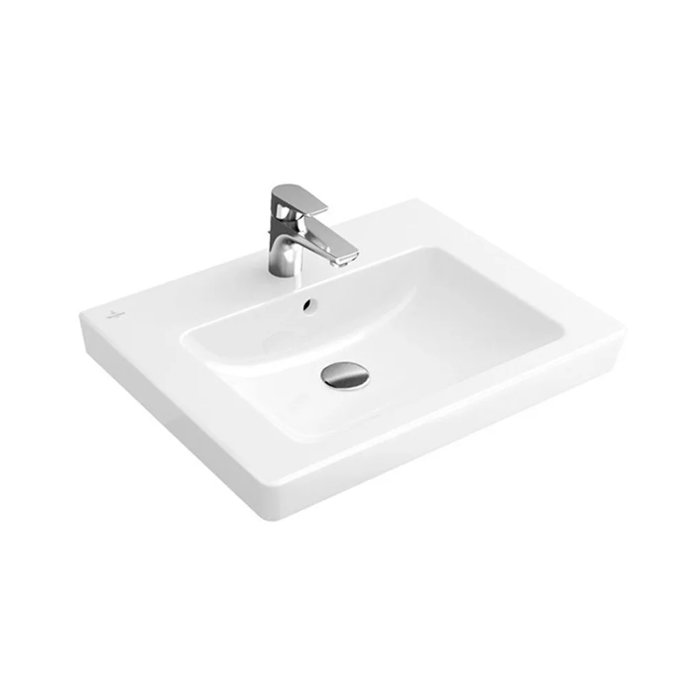 Set dulap baza si lavoar suspendat Villeroy&Boch Subway 2.0 alb