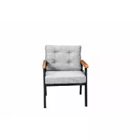 Set pentru gradina Asir Damla 3 piese negru/gri picture - 4