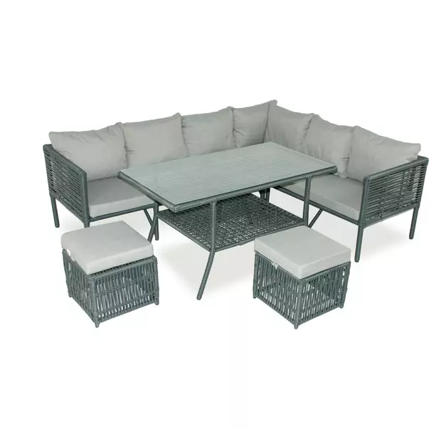 Set pentru gradina Asir Newyork gri 4 piese picture - 4