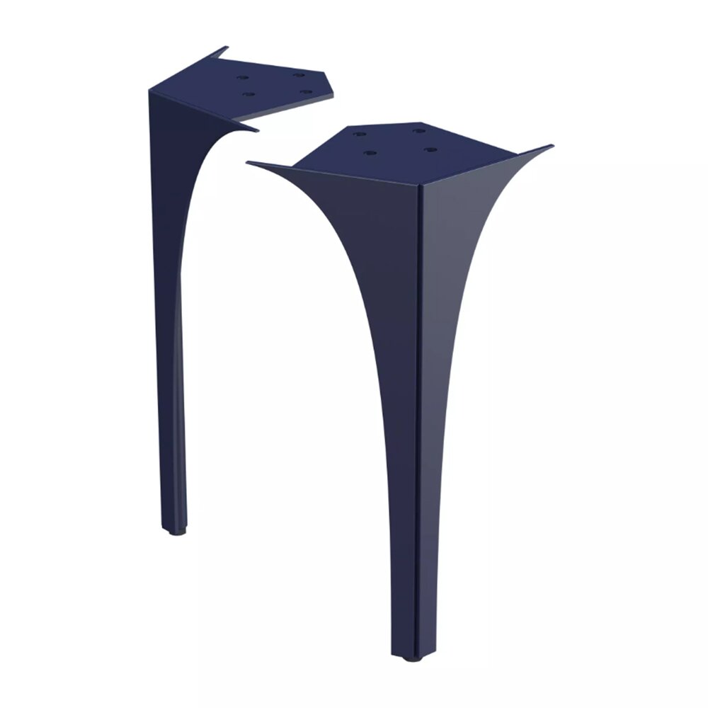 Set picioare fata pentru mobilier Oristo Louis 102 bleumarin mat 27.5 cm 102 imagine 2022