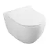 Set rezervor WC cu cadru incastrat Alcadrain AM101/1120 si clapeta M578 negru mat plus vas WC Fluminia Minerva cu capac softclose alb picture - 7