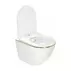 Set rezervor WC cu cadru incastrat Alcadrain AM101/1120 si clapeta M775 alb plus vas WC Rea Carlo cu capac softclose alb picture - 13