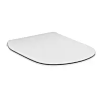 Set rezervor WC Ideal Standard ProSys si clapeta crom plus vas WC Tesi Aquablade cu capac soft close picture - 6