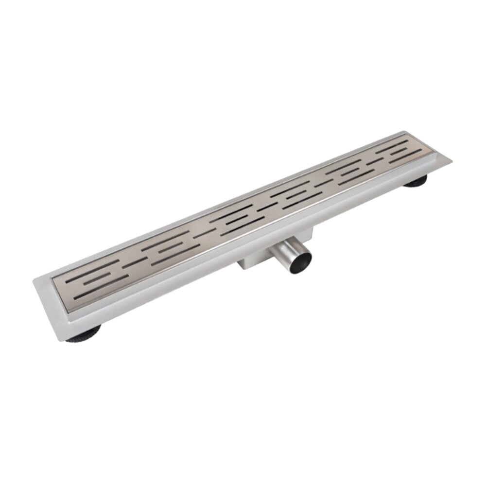 Set rigola pentru dus plus capac 60 cm Balneo Decor Next Stripes inox periat Baie