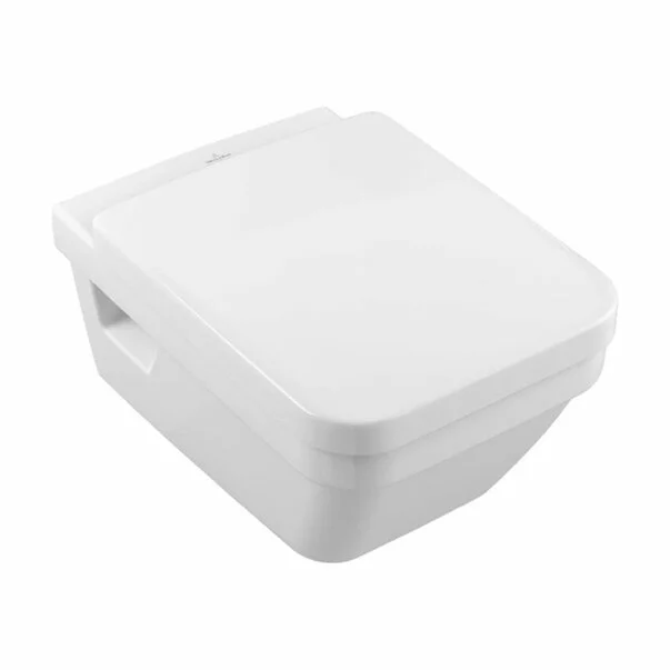 Set vas wc suspendat cu capac soft close Villeroy&Boch Architectura dreptunghiular DirectFlush