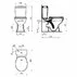 Set vas wc cu rezervor Vidima SevaFresh, functie de bideu, montare pe pardoseala - 3