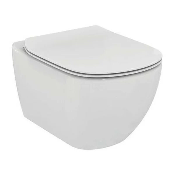 Set vas wc Ideal Standard Tesi AquaBlade cu capac soft close si rezervor Grohe cu clapeta Skate Cosmopolitan picture - 4
