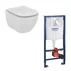 Set vas wc Ideal Standard Tesi AquaBlade cu capac soft close si rezervor Grohe cu clapeta Arena Cosmopolitan S picture - 1