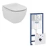 Set vas wc Ideal Standard Tesi AquaBlade cu capac soft close si rezervor Grohe cu clapeta Nova Cosmopolitan picture - 1