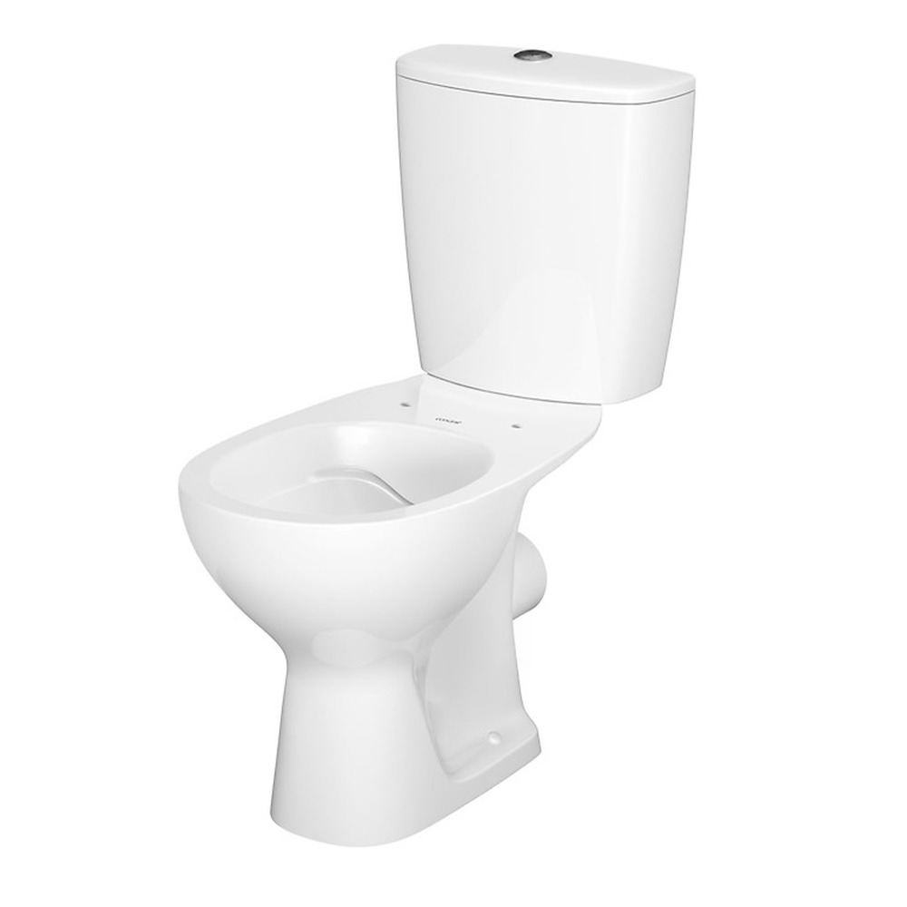Set vas WC pe pardoseala 613 Cersanit Arteco rezervor 010 si capac softclose alb 010