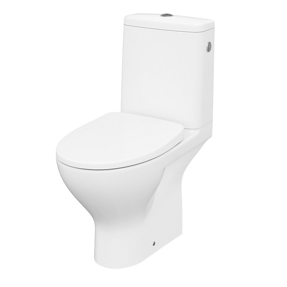 Set vas WC pe pardoseala 674 Cersanit Moduo 43 rezervor 3/5 l si capac softclose alb 3.5