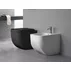 Set vas wc pe pardoseala Hatria Next rimless negru mat cu capac softclose picture - 4
