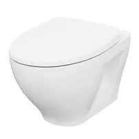 Set vas WC suspendat A29 Cersanit Moduo si capac slim softclose alb