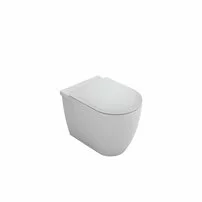Set vas WC pe pardoseala Gala Coral BTW cu capac softclose alb