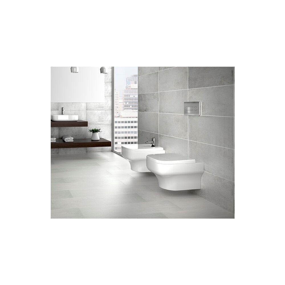 Set vas wc suspendat si capac softclose Gala Mid Rimless