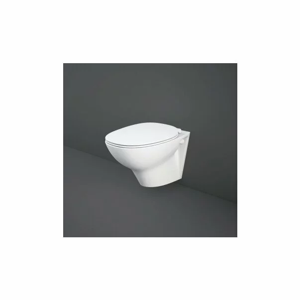 Set vas wc suspendat cu capac softclose si bideu Rak Ceramics Morning Rimless picture - 2