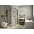 Set vas WC suspendat Deante Anemon Zero alb cu cadru de toaleta, rezervor ascuns si cu buton de actiune negru picture - 3