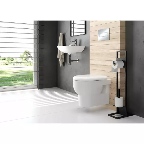 Set vas WC suspendat Deante Avis si capac softclose alb picture - 5