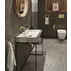 Set vas WC suspendat Deante Peonia Zero alb cu cadru de toaleta, rezervor ascuns si buton de actiune auriu picture - 3