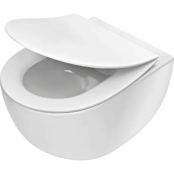 Set vas WC suspendat Deante Peonia Zero si capac softclose alb picture - 1