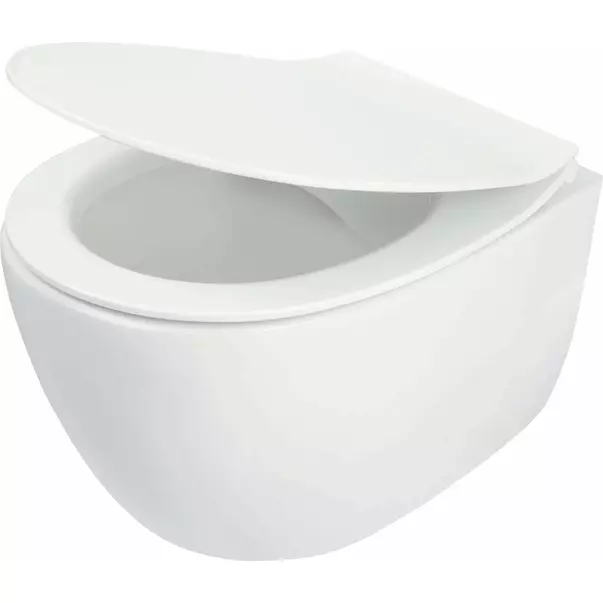 Set vas WC suspendat Deante Silia cu capac softclose alb picture - 1