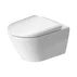 Set vas WC suspendat Duravit D-Neo Rimless cu capac softclose si fixare ascunsa picture - 1