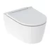 Set vas wc suspendat Geberit One TurboFlush alb mat cu capac softclose crom picture - 1