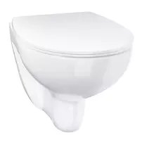 Set vas WC suspendat Grohe Bau Ceramic Rimless si capac slim softclose picture - 3