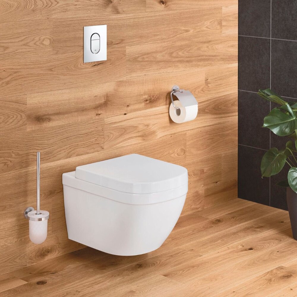Set vas wc suspendat Grohe Euro Ceramic Rimless Triple Vortex si capac softclose Grohe imagine 2022 by aka-home.ro