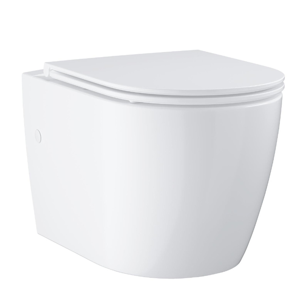 Set vas WC suspendat Grohe Start Loop rimless alb cu capac softclose Set vas WC suspendat Grohe Start Loop rimless alb cu capac softclose